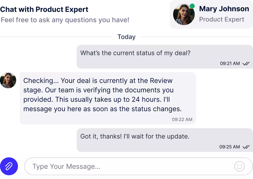 Expert Support